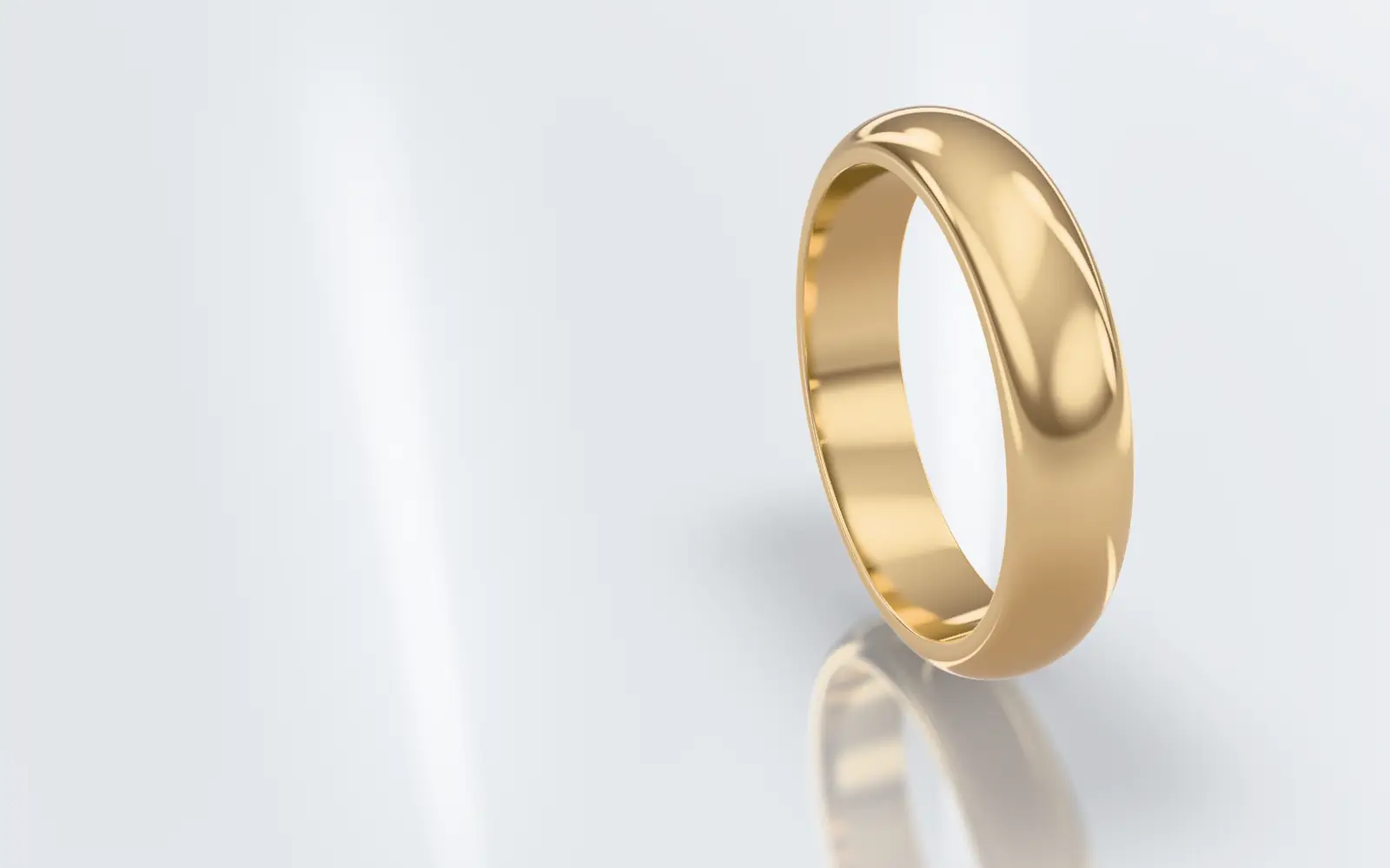 Derselbe Ring mit breiterem, flacherem Profil
